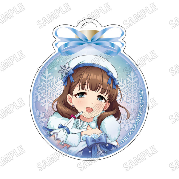 『アイドルマスター シンデレラガールズ』描き下ろしアクリルキーホルダー【スノードームver.】4佐久間 まゆ